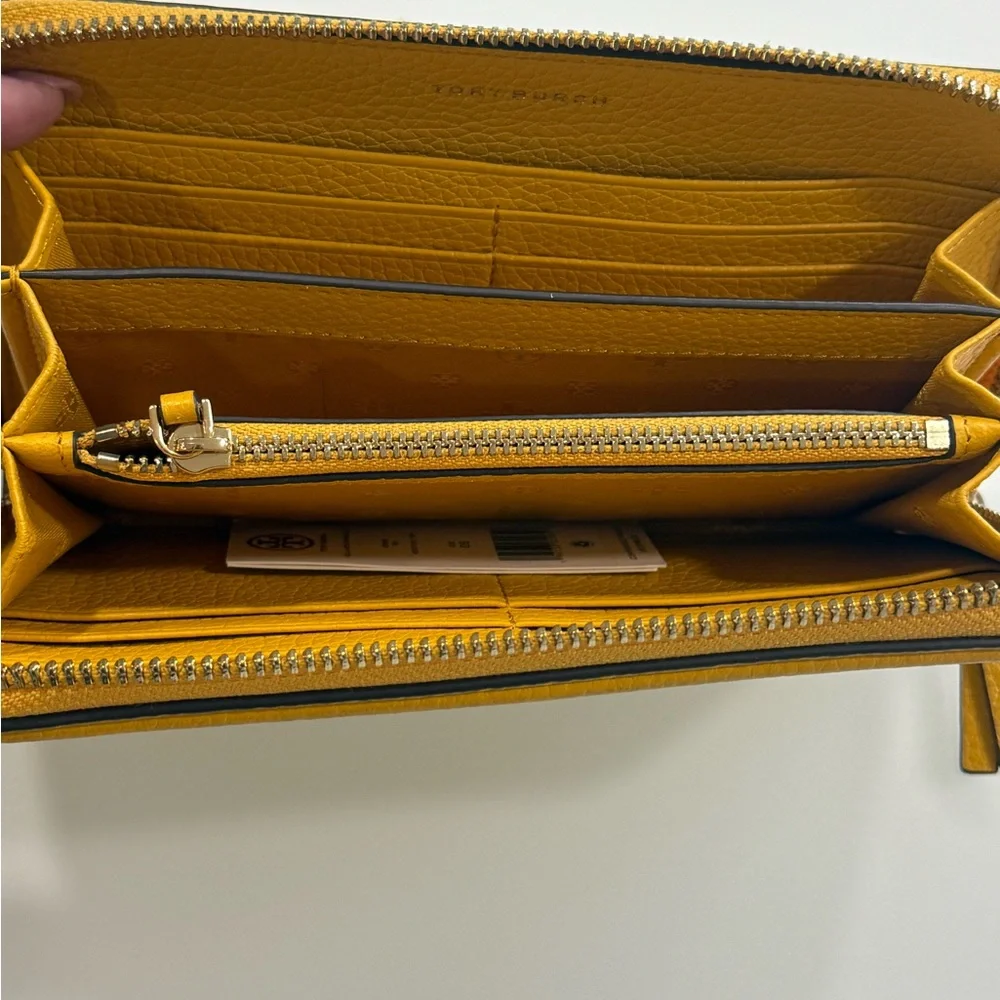 Tory Burch Mustard Yellow Wallet - Picture 3 of 14